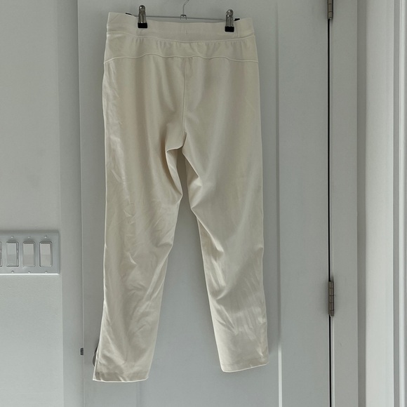 Yogalicious Cream Off White Women's Lux Avenue Straight Leg Pants with Pockets M - Picture 6 of 6
